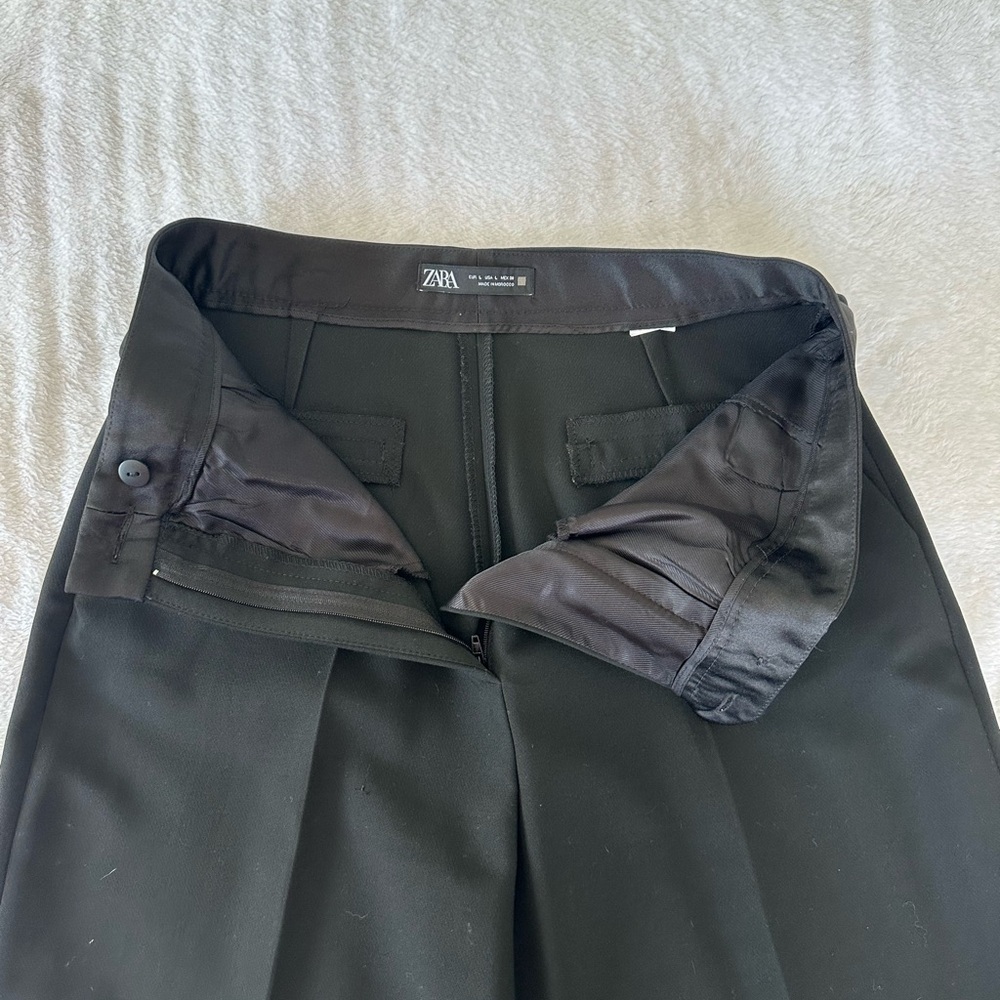 Zara - women’s tuxedo - jacket M - pants L - black - worn once - Picture 12 of 16